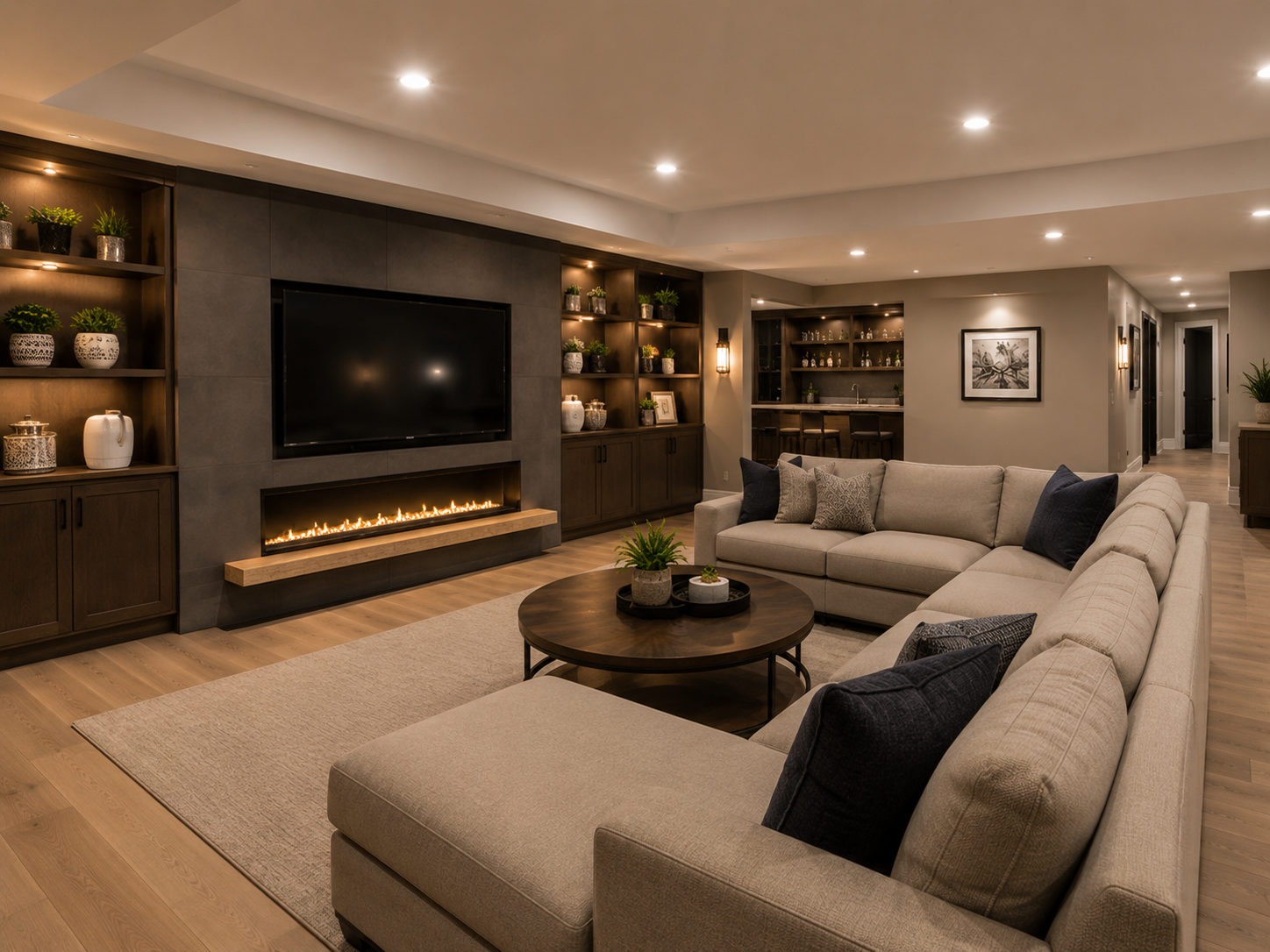 Oakland Charter basement remodel